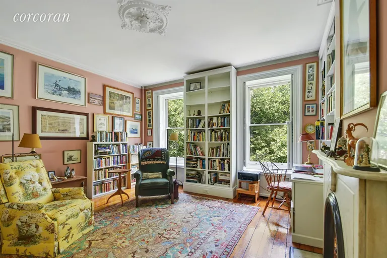 New York City Real Estate | View 36 2nd Place | Master Bedroom Library | View 6