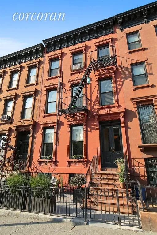 New York City Real Estate | View 449 9th Street, 2R | Lovely brownstone exterior | View 4