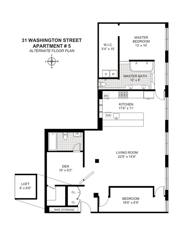 31 Washington Street, 5 | floorplan | View 13
