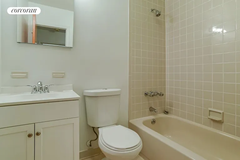 New York City Real Estate | View 190 Garfield Place, 3C | Renovated bathroom with deep soaking tub | View 6