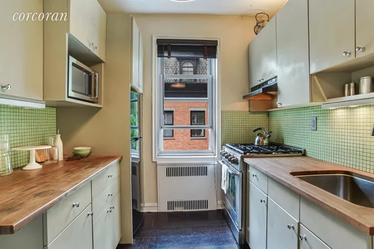 New York City Real Estate | View 25 Plaza Street West, 3L | Breezy, windowed kitchen.... | View 7