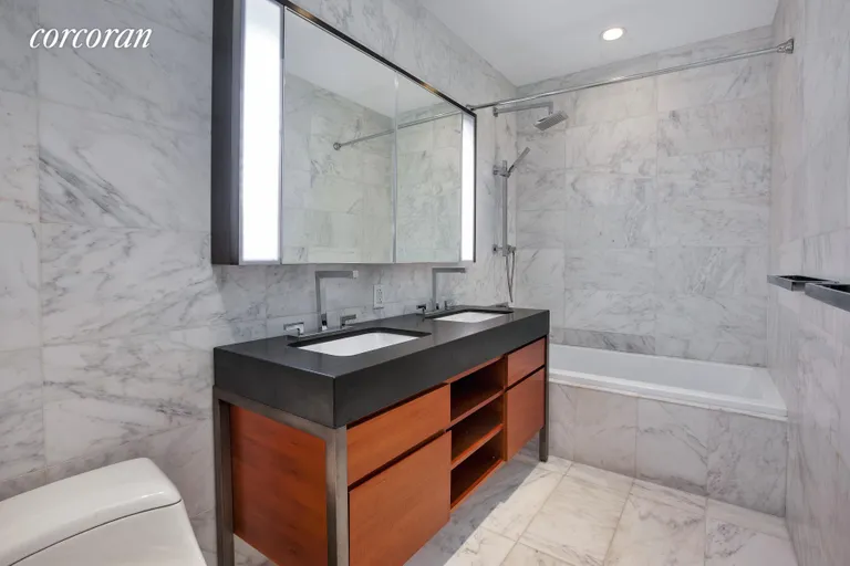 New York City Real Estate | View 75 Wall Street, 19K | Master Bathroom | View 3