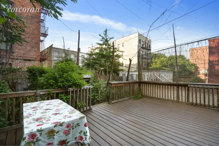 New York City Real Estate | View 375 Fenimore Street | Deck  | View 9
