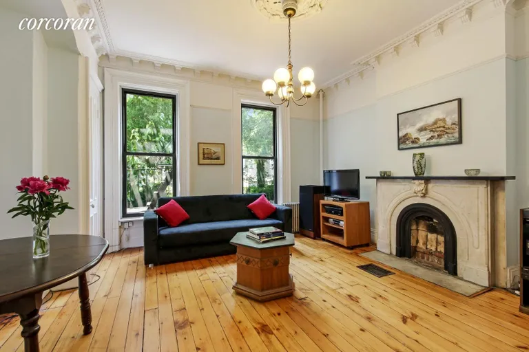 New York City Real Estate | View 412 Degraw Street | Living Room | View 2