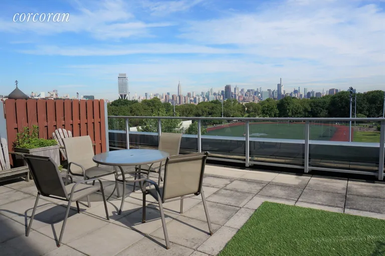 New York City Real Estate | View 50 Bayard Street, 4F | 559 SF Private Roof Terrace | View 4