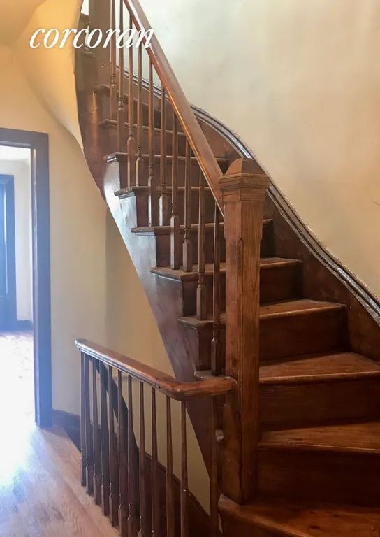 New York City Real Estate | View 371A Gates Avenue, 2 | Original staircase leading up to 2 bedrooms | View 6