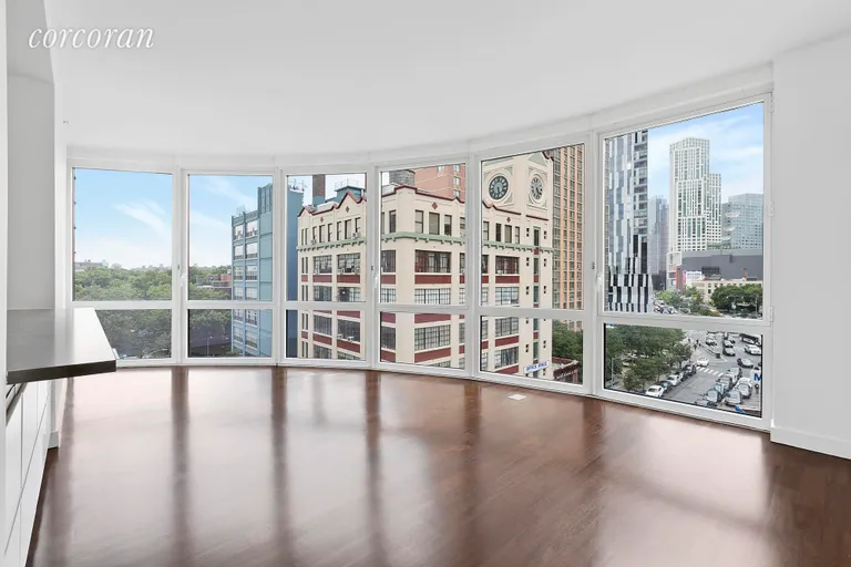 New York City Real Estate | View 306 Gold Street, 7D | Living room | View 2