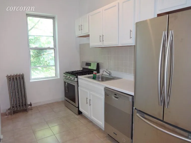 New York City Real Estate | View 382 Chauncey Street, 2 | Window and Stainless steel appliances | View 3