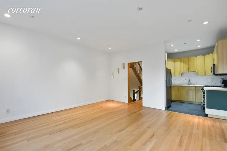 New York City Real Estate | View 58 Metropolitan Avenue, 6F | Kitchen / Living Room | View 7