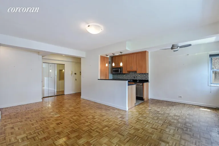 New York City Real Estate | View 235 Adams Street, 4H | Kitchen / Living Room | View 7