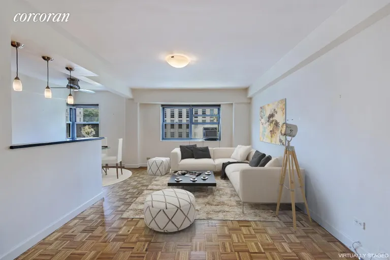 New York City Real Estate | View 235 Adams Street, 4H | Living Room | View 3