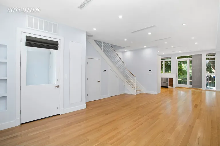 New York City Real Estate | View 162 Herkimer Street, 2 | Sprawling living room with soaring ceilings | View 2