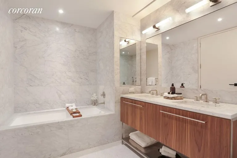 New York City Real Estate | View 130 Furman Street, S111 | Second Full Bath  | View 8