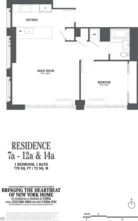 385 First Avenue, 11A | floorplan | View 1