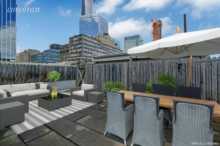 New York City Real Estate | View 25 Murray Street, PH10E | Private Terrace | View 6
