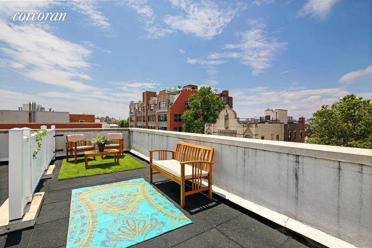 New York City Real Estate | View 26 Monitor Street, 4B | Semi- Private Roof Deck | View 5