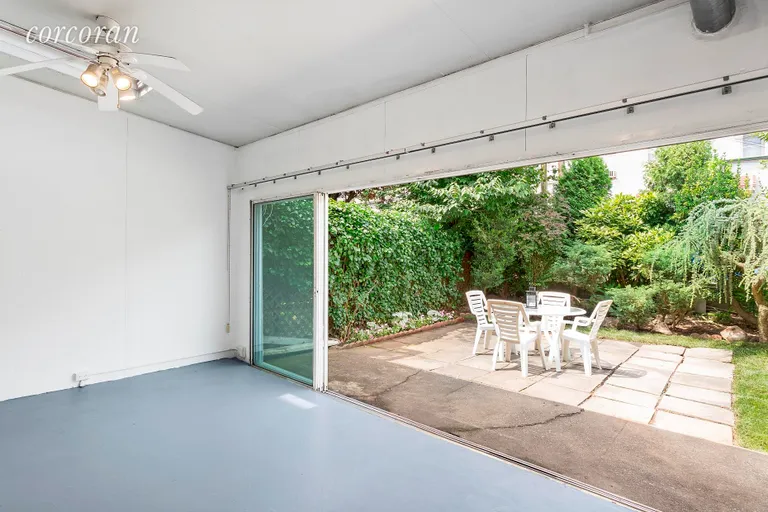 New York City Real Estate | View 230 East 5th Street | Sun-room & Garden  | View 4