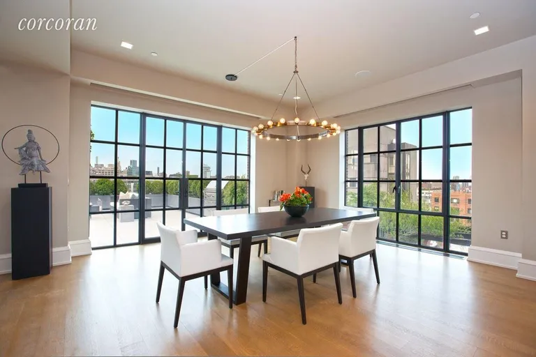 New York City Real Estate | View 293 Lafayette Street, PHII | Dining Area | View 5