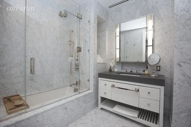 New York City Real Estate | View 293 Lafayette Street, PHII | Guest Bathroom | View 14