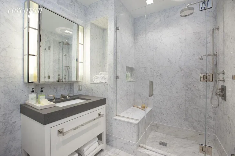 New York City Real Estate | View 293 Lafayette Street, PHII | Guest Bathroom | View 16