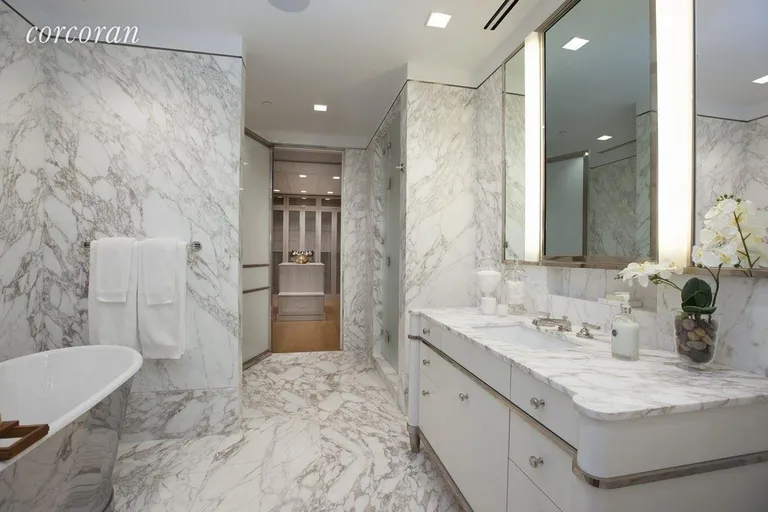 New York City Real Estate | View 293 Lafayette Street, PHII | Master Bathroom | View 20