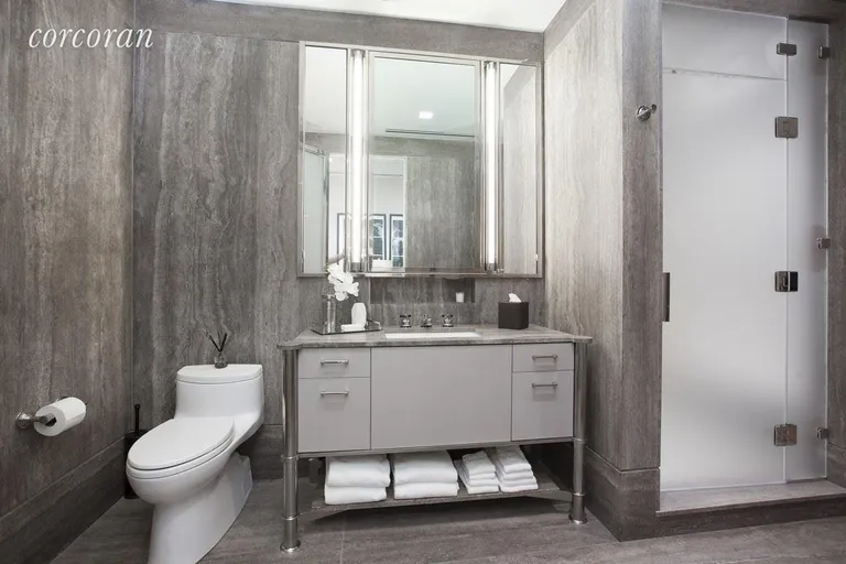 New York City Real Estate | View 293 Lafayette Street, PHII | Second Master Bathroom | View 22