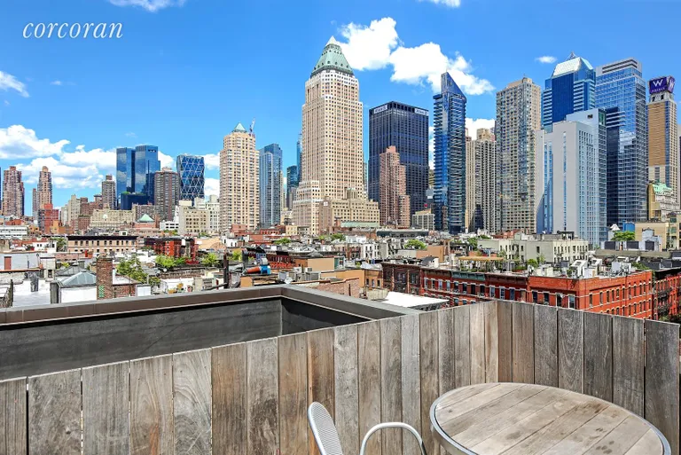 New York City Real Estate | View 406 West 45th Street, 2C | Roof Deck | View 10