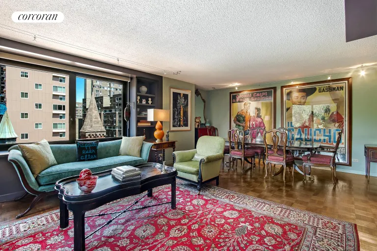 New York City Real Estate | View 531 Main Street, 715 | Living Room | View 2