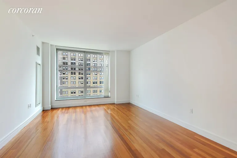 New York City Real Estate | View 30 West Street, 27D | Living Room | View 2