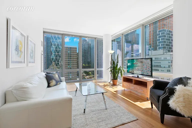 New York City Real Estate | View 310 West 52Nd Street, 17J | 2 Beds, 1 Bath | View 1