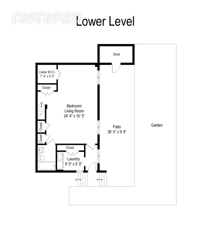 New York City Real Estate | View 324 Highland Boulevard | Bottom Floor Plan | View 22