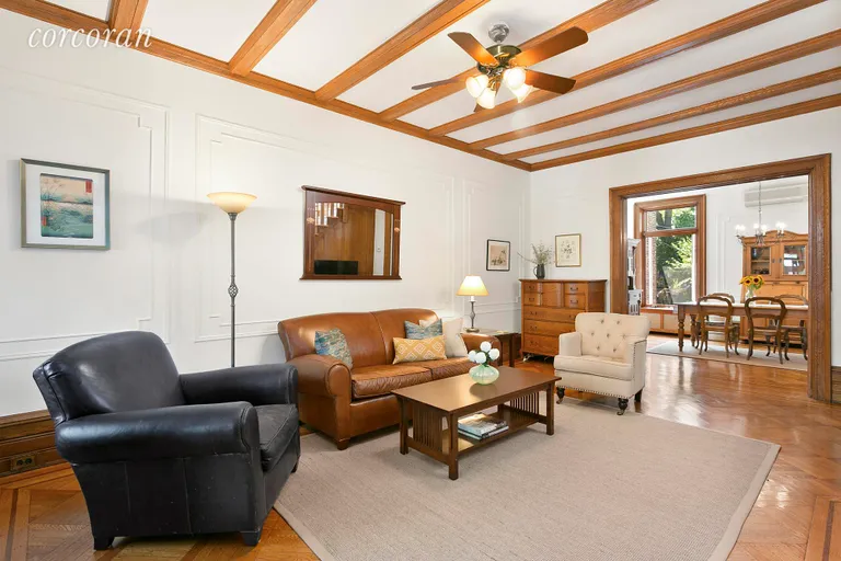 New York City Real Estate | View 544A 16th Street | Large and Lovely Living Room | View 2