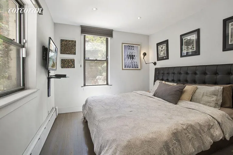 New York City Real Estate | View 30 West 96th Street, 1 | King-Size Master Bedroom with Garden Views | View 4