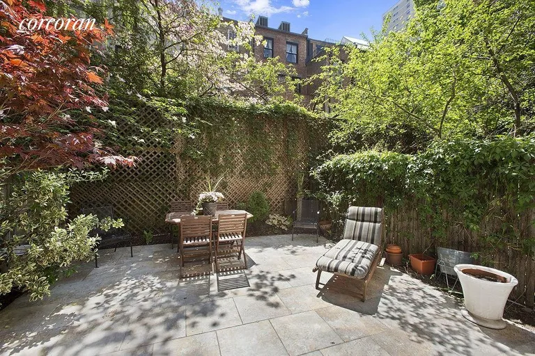 New York City Real Estate | View 30 West 96th Street, 1 | Private Garden Oasis | View 5