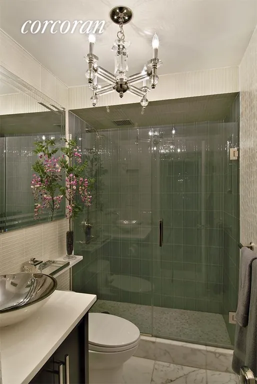 New York City Real Estate | View 270 West 17th Street, 19C | Renovated bathroom | View 10