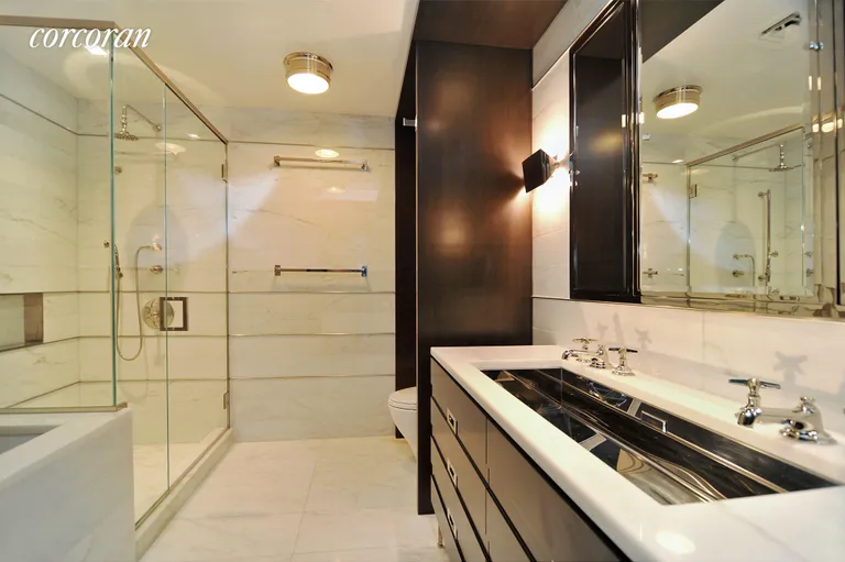 New York City Real Estate | View 151 East 85th Street, 15H | Spa-like Bathroom | View 5