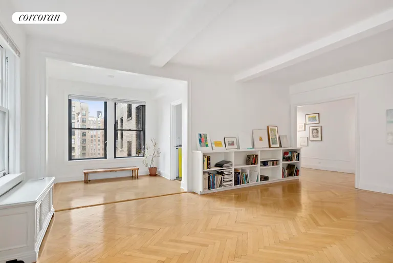 New York City Real Estate | View 320 Riverside Drive, 13G | Living room and dining-L | View 2