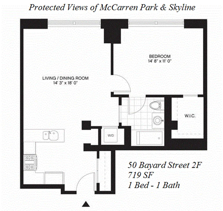 50 Bayard Street, 2F | floorplan | View 8