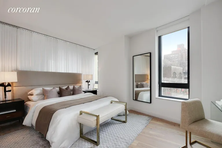 New York City Real Estate | View 130 Furman Street, S101 | Master Bedroom | View 8