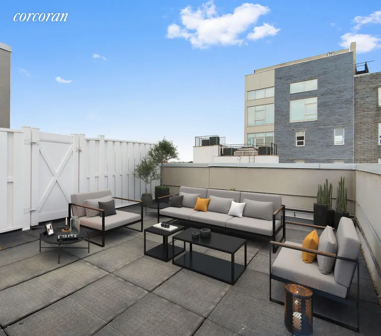 New York City Real Estate | View 460 Manhattan Avenue, 4A | Rooftop Cabana  | View 4