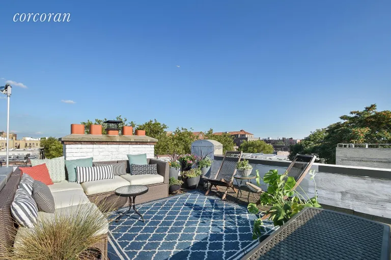 New York City Real Estate | View 307 72nd Street, 4D | Beautiful private roof deck with water & electric | View 6
