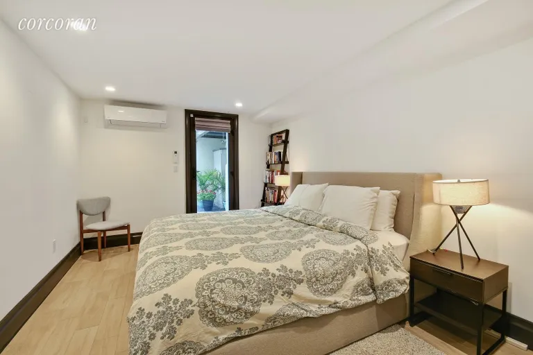 New York City Real Estate | View 455 12th Street, 1B | Master bedroom with walkout patio | View 3