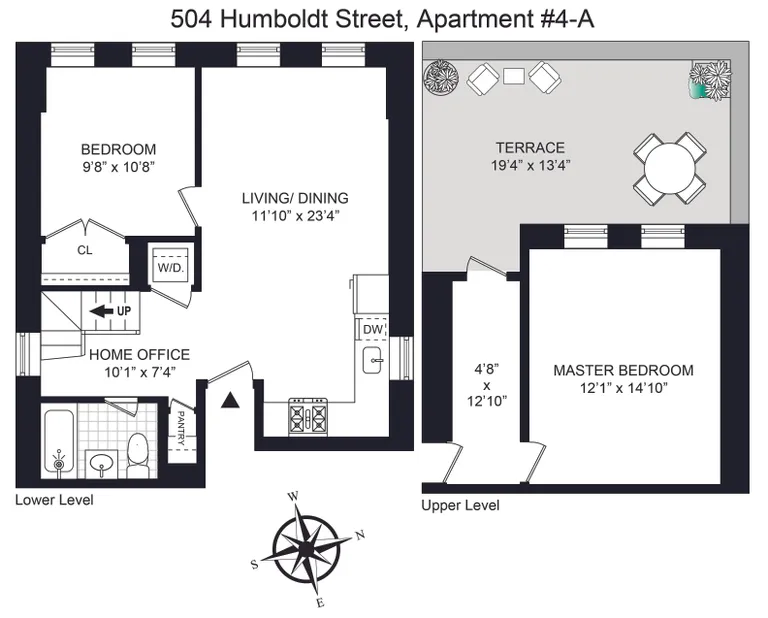 504 Humboldt Street , 4A | floorplan | View 8