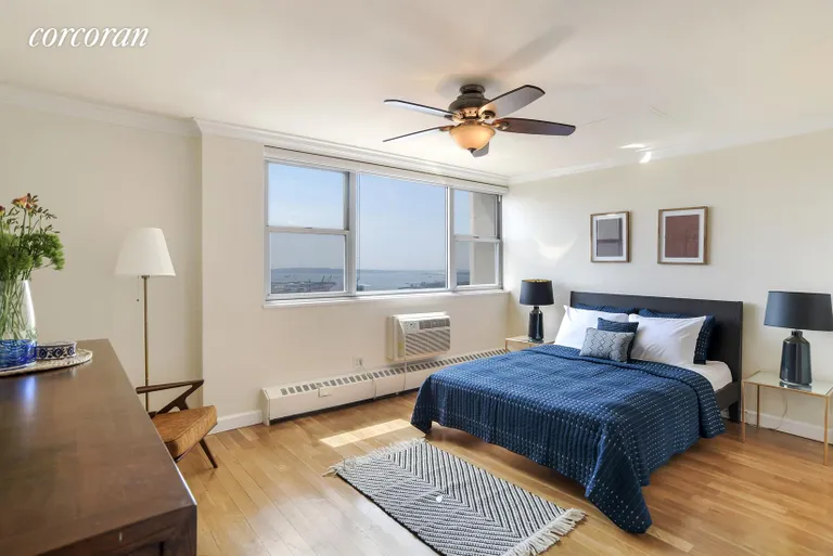 New York City Real Estate | View 75 Henry Street, 32H | Master Bedroom | View 5