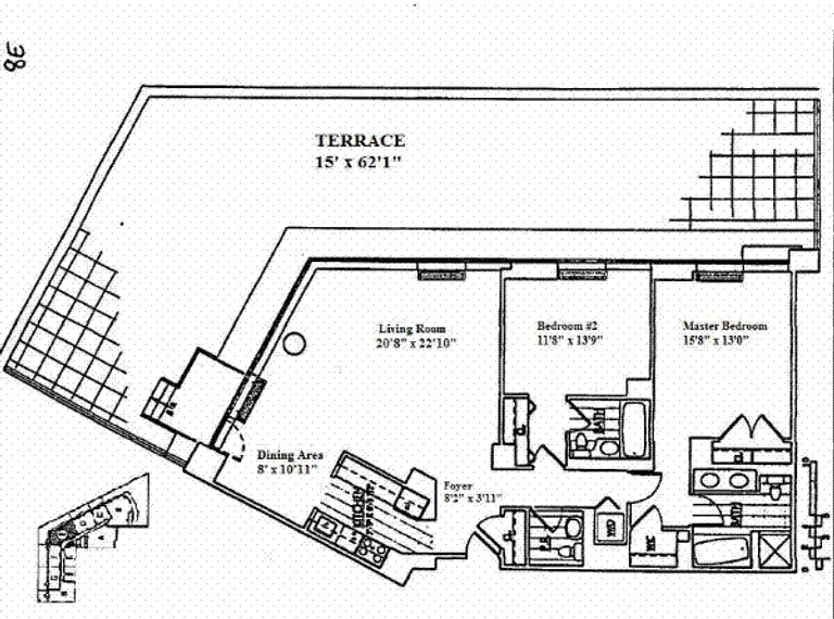 1965 Broadway, 8E | floorplan | View 5