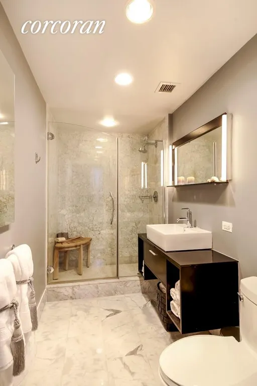 New York City Real Estate | View 257 West 117th Street, 4E | Master Bathroom | View 4
