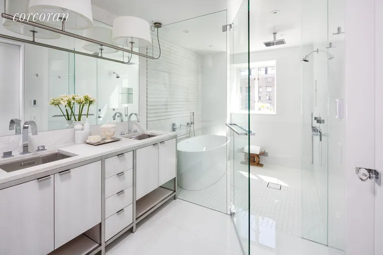 New York City Real Estate | View 200 East 66th Street, PH B21-02 | Example of the bathroom finishes  | View 5