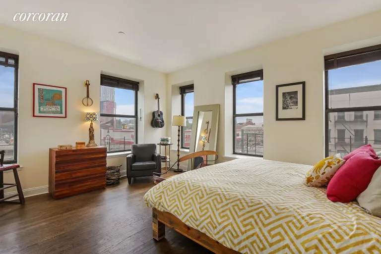 New York City Real Estate | View 560 State Street, 7K | Sunlit corner master bedroom  | View 4