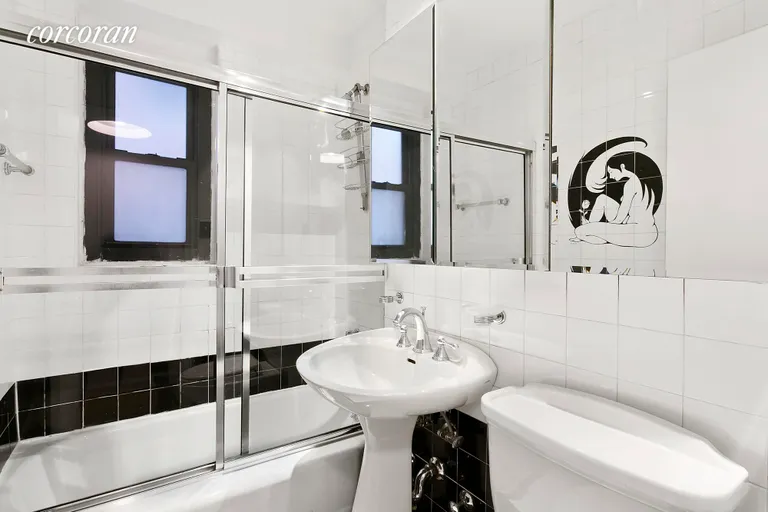 New York City Real Estate | View 210 East 15th Street, 10L | Windowed bath with tub! | View 4