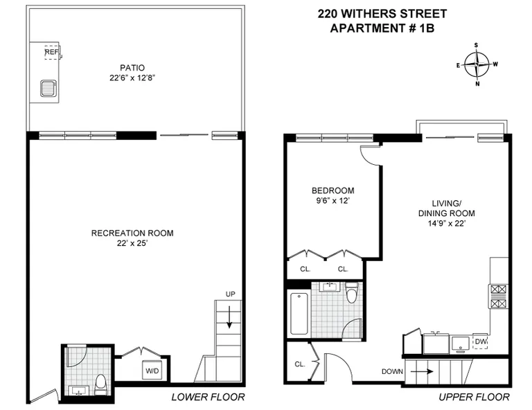 220 Withers Street, 1B | floorplan | View 13